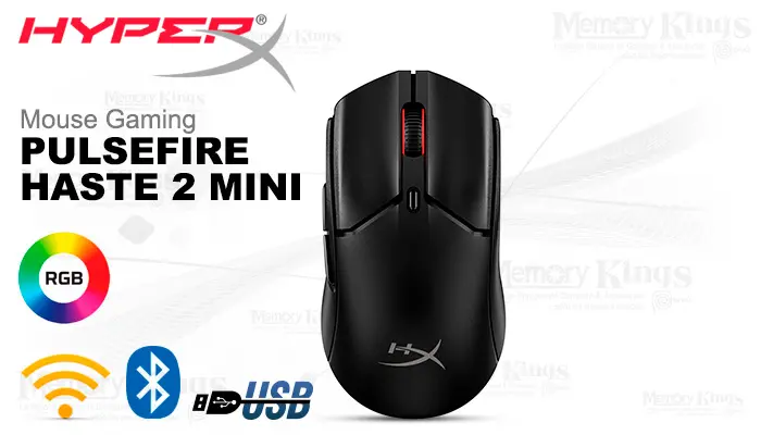 HyperX Gaming Pulsefire Haste 2 Mini Wireless Black