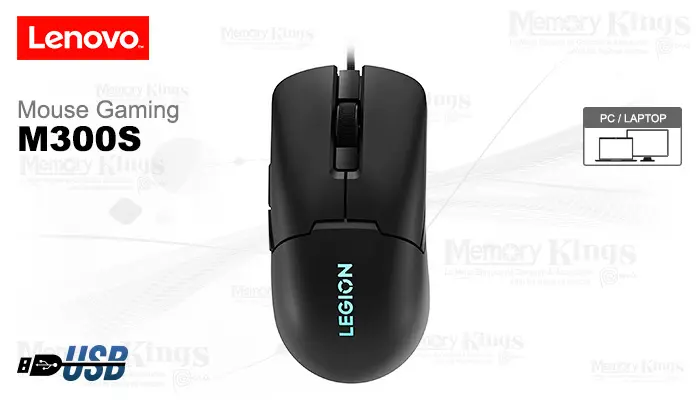 Lenovo Gaming Legion M300S RGB 8K Black