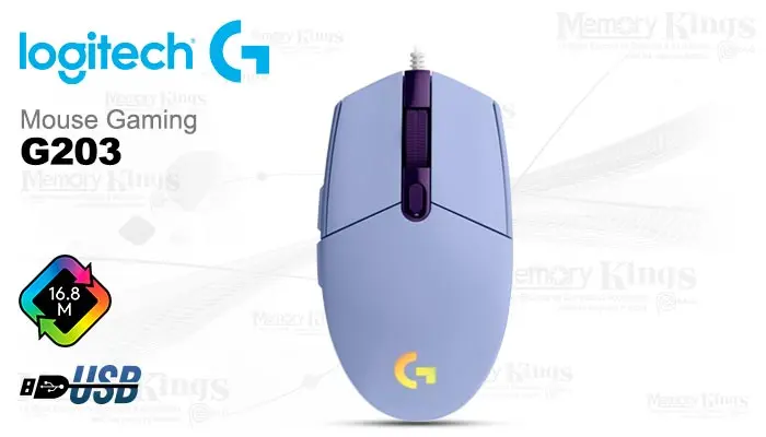 Logitech Gaming G203 Lightsync RGB 8K Purple