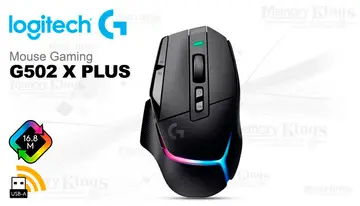 Logitech Gaming G502 X Plus RGB 25K Black Wireless