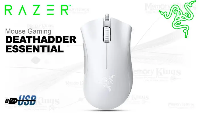 Razer Gaming Deathadder Essential 6.4K White