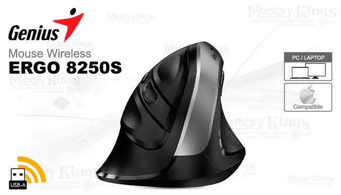 Genius Ergo 8250S Vertical Grey Wireless