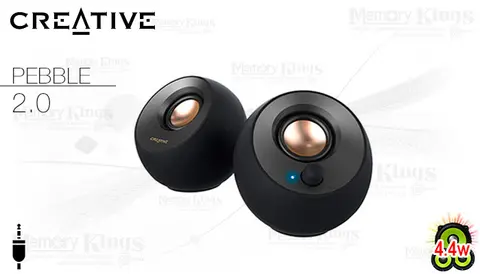 CREATIVE 2.0 CREATIVE PEBBLE (4.4w) BLACK