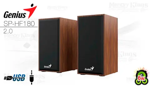 2.0 GENIUS SP-HF180 (6w) USB MADERA