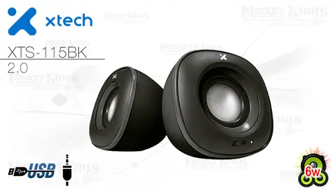2.0 XTECH XTS-115BK (6w) Black