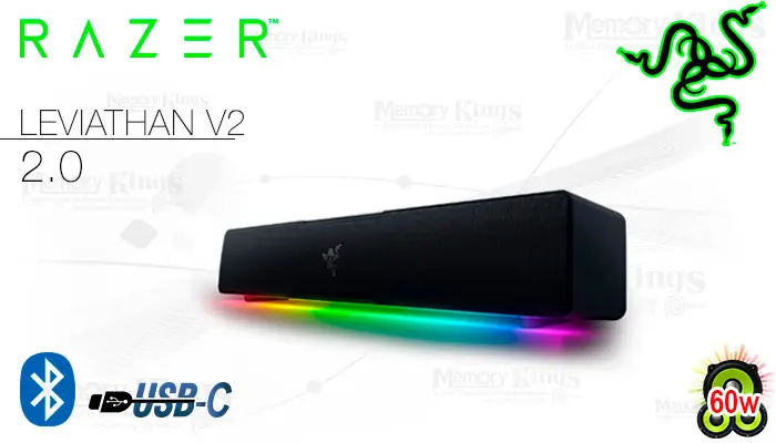 RAZER BT RAZER LEVIATHAN V2 X SOUND BAR THX RGB