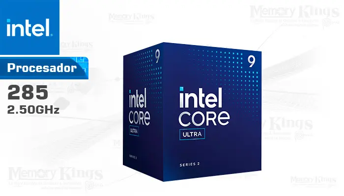 Intel Core Ultra 9 285 2.4|5.6GHz 36MB 1851 Graficos , Incluye Fan-Cooler.