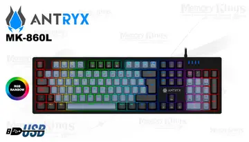 Antryx Gaming MK-860L SW-BLUE RGB Mecanico