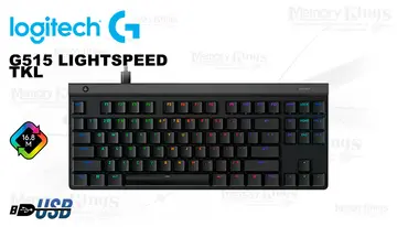 Logitech Gaming G515 Lightsync Tkl USB Black