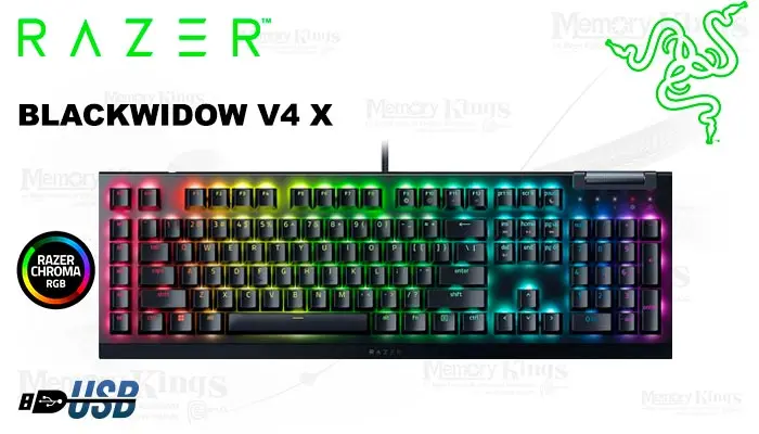 Razer Gaming Blackwidow V4 X Mecanico