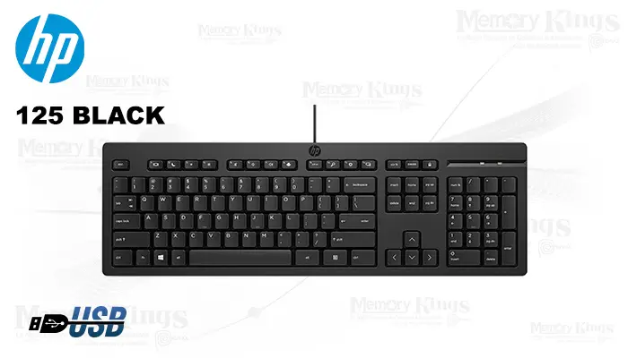 HP 125 Black USB
