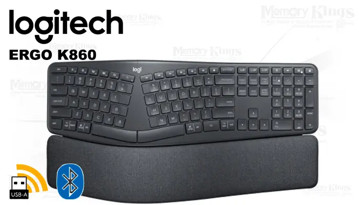 Logitech Ergo K860 Sp Bluetooth, Wireless
