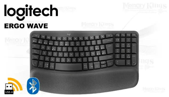 Logitech Ergo Wave Black Bluetooth&Wireless