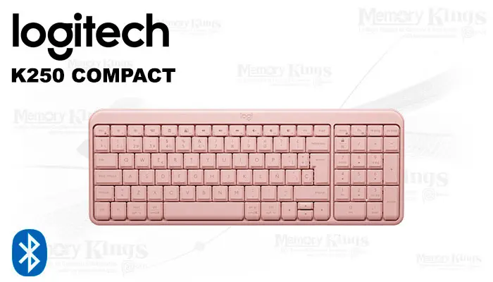 Logitech K250 Compact Bluetooth Pink