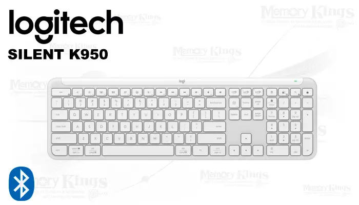 Logitech Slim Silent K950 White