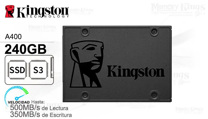 Kingston Unidad SSD 2.5 SATA 240GB A400