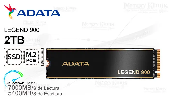 ADATA Unidad SSD M.2 PCIe 2TB Legend 900 Pro G4