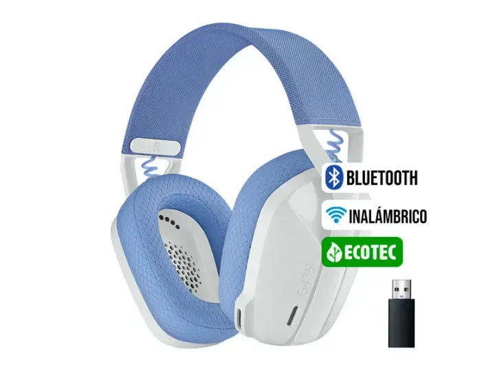LOGITECH Gaming Logitech G G435 Ultra-Light Wireless BT Off White/Lilac