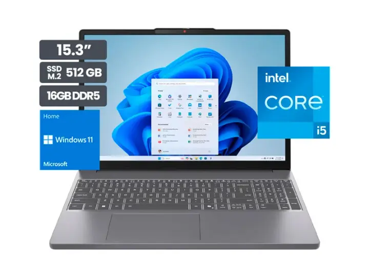 Lenovo Laptop IdeaPad Slim 3 WUXGA 15.3" Intel Core i5-13420H 16GB SSD512GB W11home