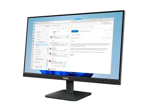 Lenovo 23.8" ThinkVision S24e-4e Plano HDMI/VGA/6ms/100Hz