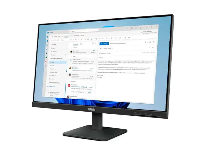 23.8" LENOVO ThinkVision S24e-4e Plano HDMI/VGA/6ms/100Hz