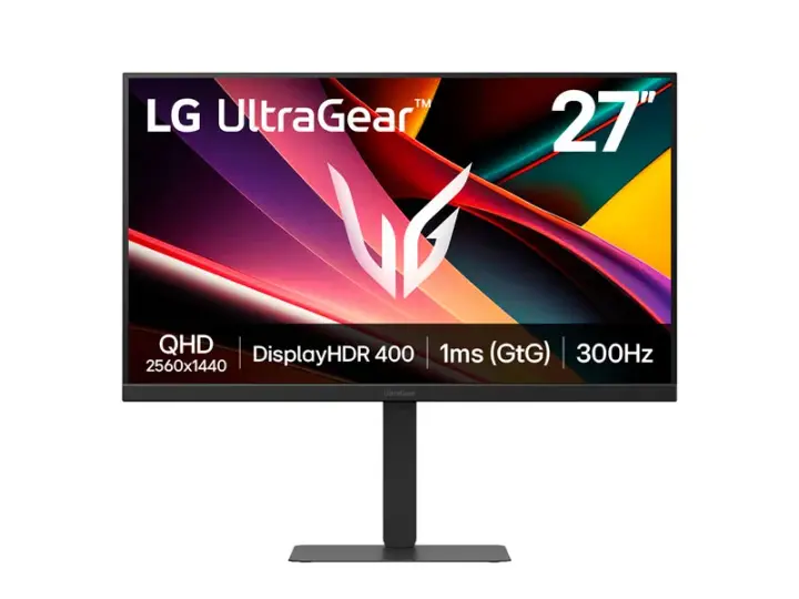 LG 27 UltraGear 27G640A-B 27" QHD 300Hz 1ms HDMI DP