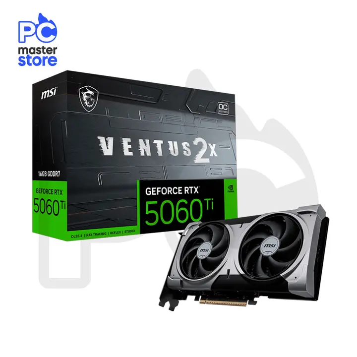 MSI RTX 5060TI 16GB Ventus 2X OC Plus GDDR7 (Solo con PC)