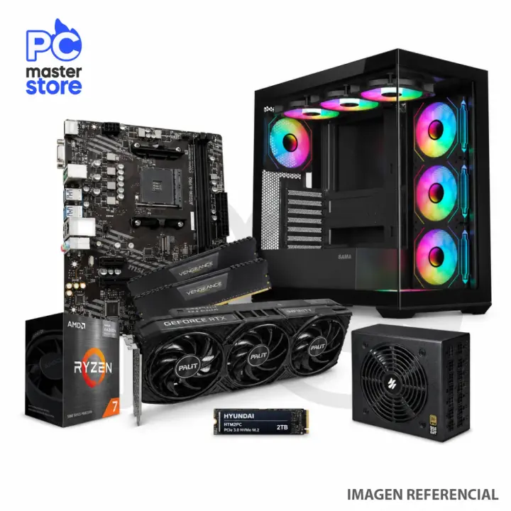 PC Gamer Ryzen 7 5700G RTX 5060 Ti 16GB 2TB