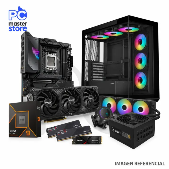 PC Ryzen 9 9900X RTX 5070 Ti 64GB