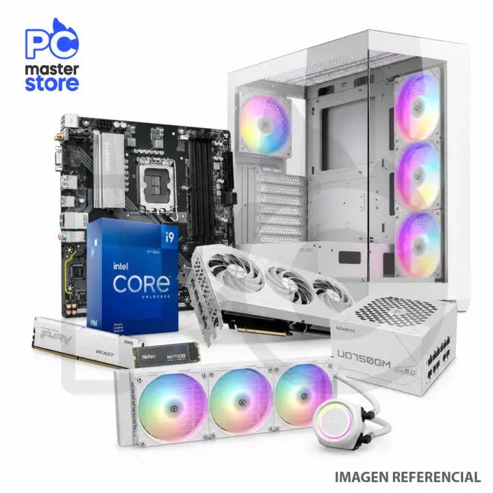 PC Gamer Core i9-12900KF RX 9060 XT 16GB White