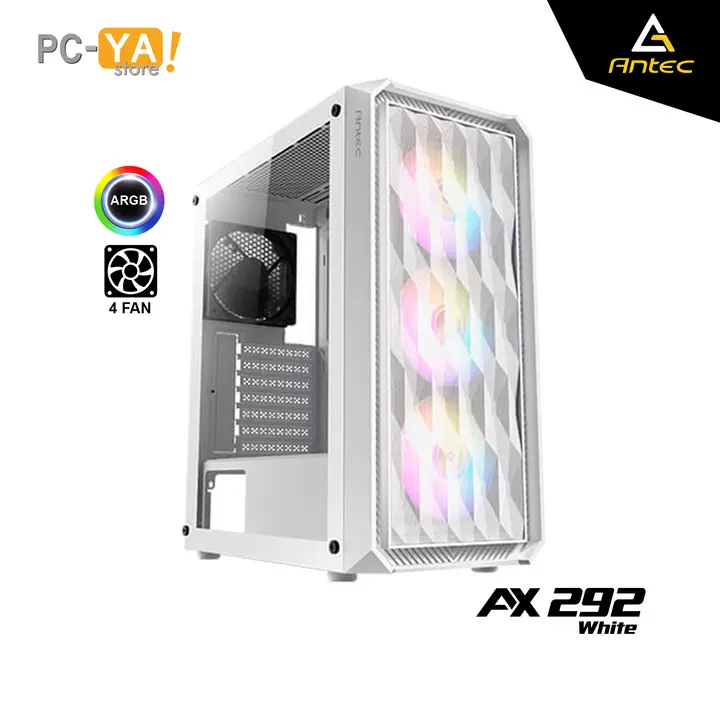 Antec NX292 Blanco Sin Fuente / 4 Ventil. ARGB Fijo / Ref.Liquida