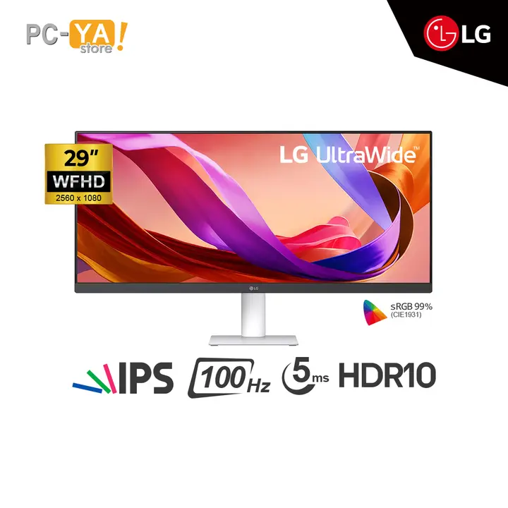 LG 29U531A-W 29" IPS Ultrawide, Wfhd 2560 X 1080, 100Hz, 5ms, USB Type-C