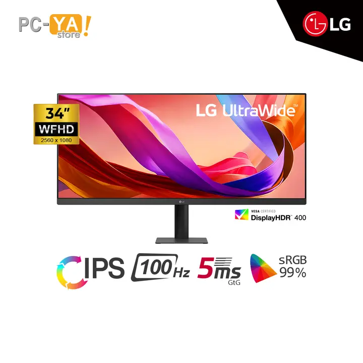 LG Ultrawide 34U511A-B 34" Wfhd, IPS 2560x1080 100Hz 5MS HDMI Negro