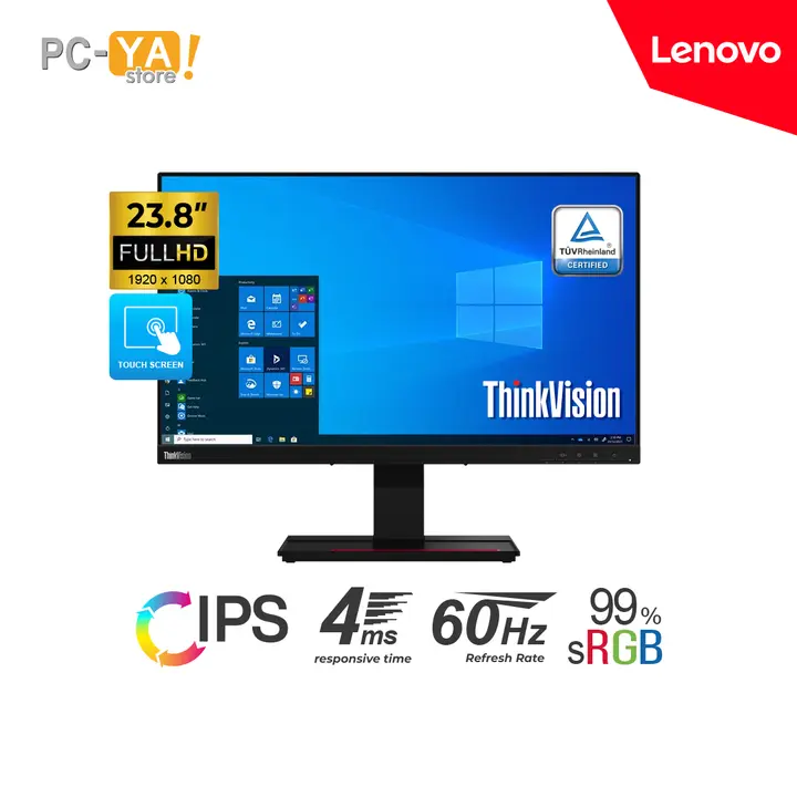 Lenovo 23.8 Thinkvision T24T-20 FHD Tactil