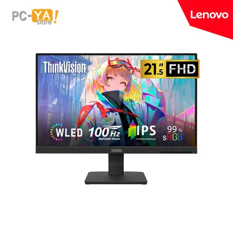 Lenovo Thinkvision S22-4E 21.5" IPS FHD 100HZ HDMI VGA Tilt Stand 3CCI