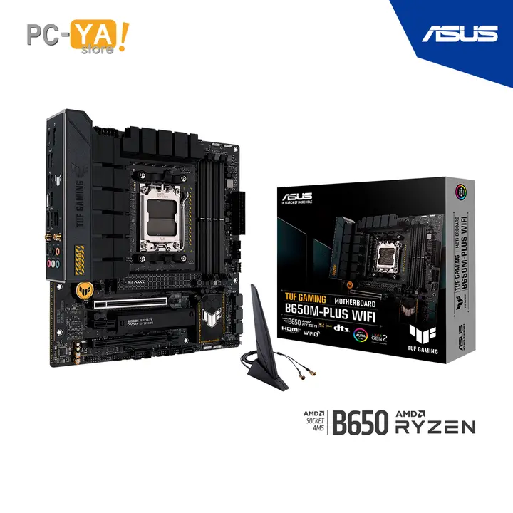 ASUS TUF Gaming B650M-PLUS WIFI Chipset AMD B650 Socket AM5 4DDR5 Max.128GB HDMI DP Micro ATX