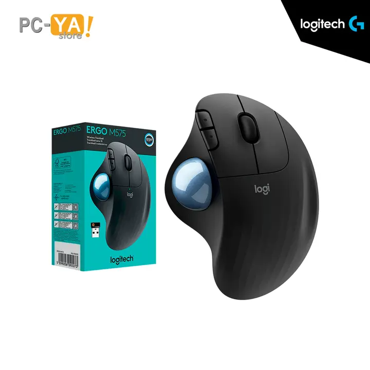 Logitech Ergo M575 WIRELESS/BT Trackball Black