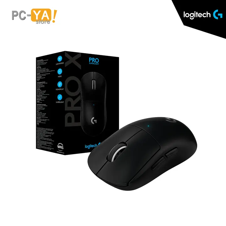 Logitech G Pro X Superlight Wireless Lightspeed Hero 25K Black