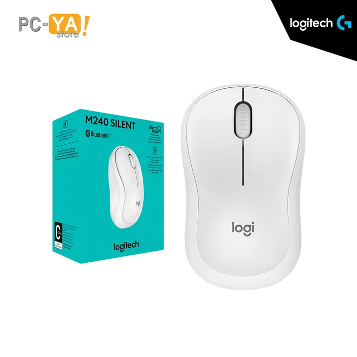 Logitech M240 Silent Bluetooth Blanco
