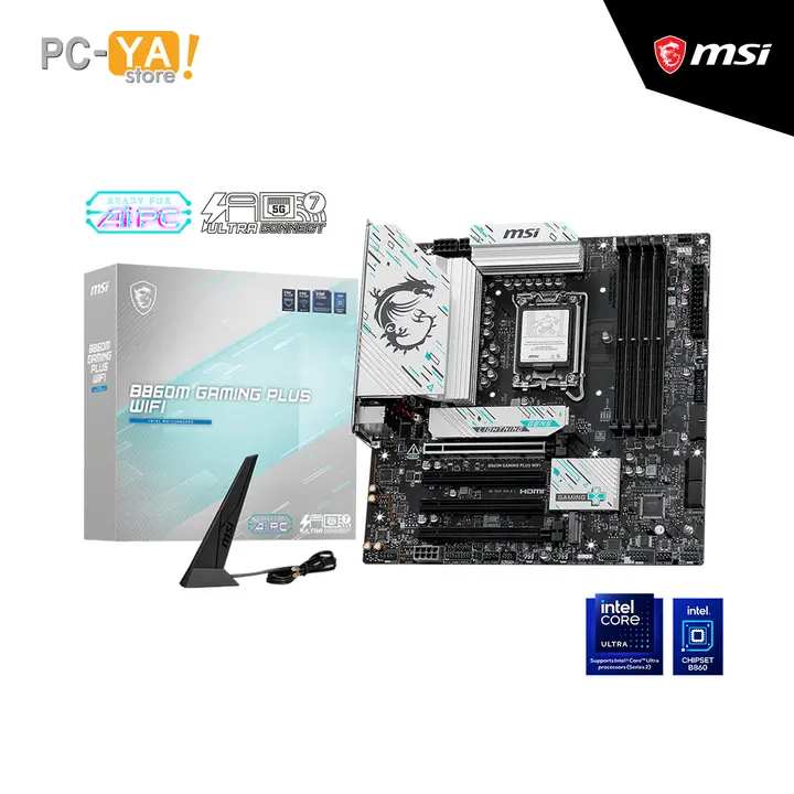 MSI B860M Gaming Plus WIFI, Chipset Intel B860 LGA 1851 4DDR5 HDMI DP Micro ATX