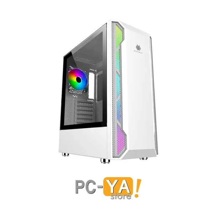 Antryx Sin Fuente RX430U Blanco USB3 ARGB FANx1 Vt Cinta LED