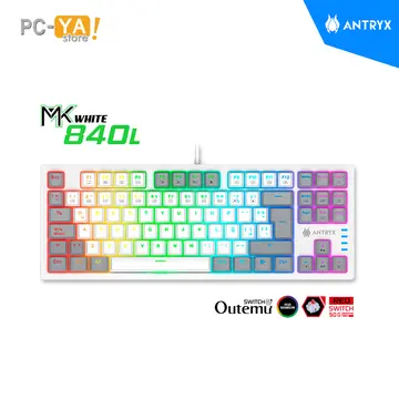 Antryx Mecanico Tkl MK840L White & Gray, Red Switch
