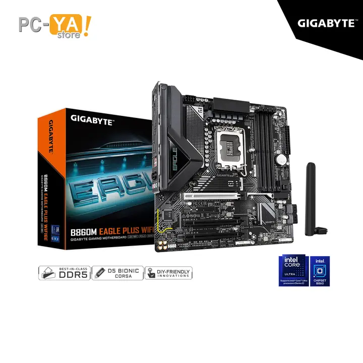 Gigabyte B860M Eagle WIFI6 LGA 1851 4DDR5 HDMI DP Pci E5 Micro ATX