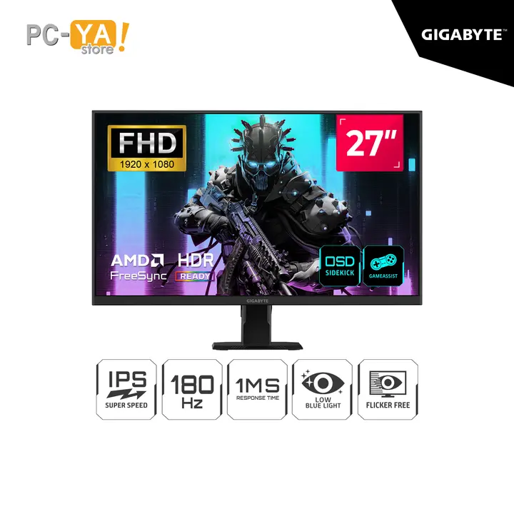 Gigabyte GS27FA 27" IPS FHD 1920x1080 180HZ 1MS HDMI DP Freesync
