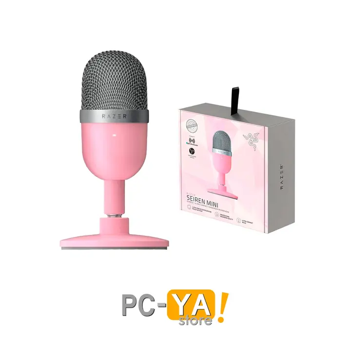 MIC Microfono Razer Seiren Mini USB Streaming Supercardioide Quartz