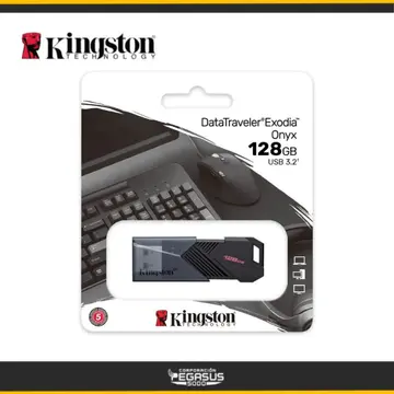 KINGSTON DATA TRAVELER EXODIA ONYX 128GB 3.2 GEN 1 BLACK