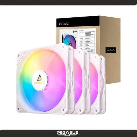 ANTEC KIT FAN ANTEC P12 PWM WHITE ARGB 120MM X 3 (FB23CA1225MAW)