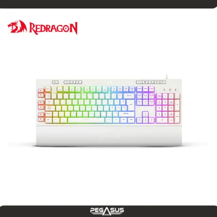 REDRAGON K512W-RGB-1 TECLADO REDRAGON SHIVA WHITE SPANISH