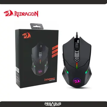 REDRAGON M601-RGB V1 MOUSE REDRAGON CENTROPHORUS2 BLACK 7,200DPI