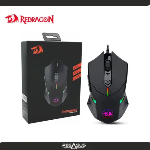 REDRAGON M601-RGB V1 MOUSE REDRAGON CENTROPHORUS2 BLACK 7,200DPI